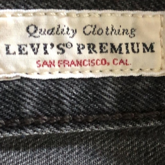 Levis premium 501 BIG E jean shorts size 26 - Picture 7 of 10